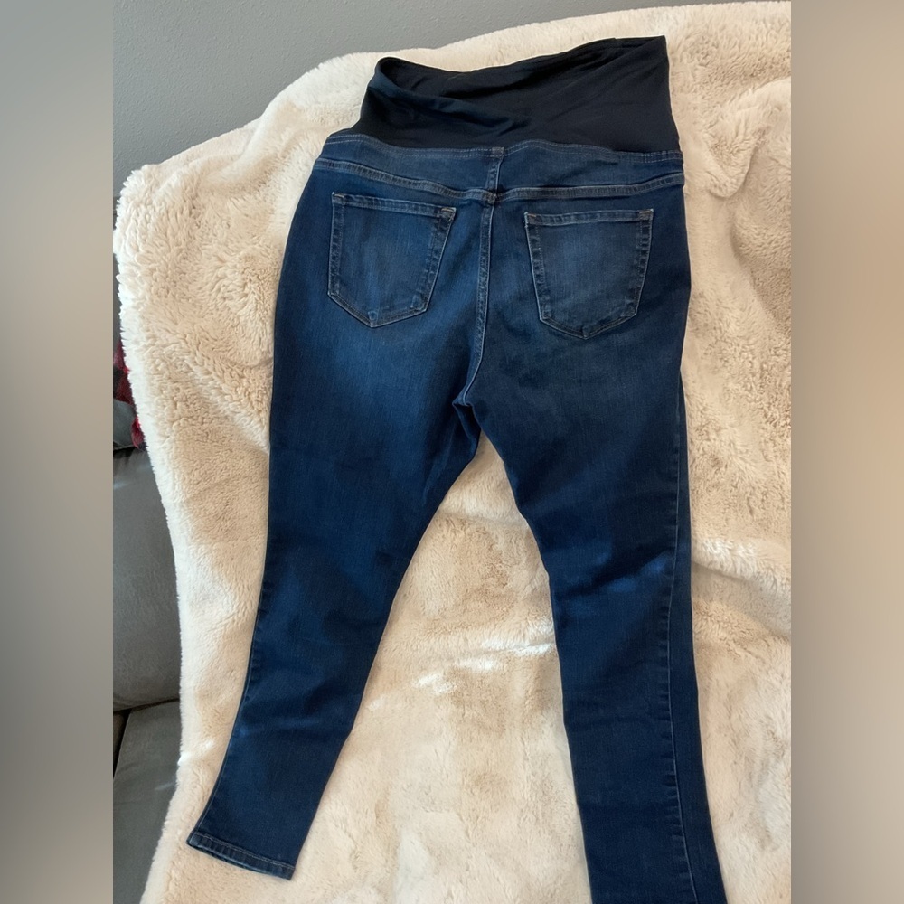 Isabel Maternity by Ingrid & Isabel Dark Blue Skinny Jeans - Picture 4 of 4